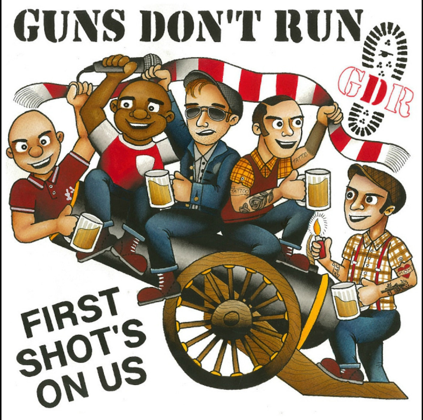 Guns Don't Run - First Shot's On Us 10 Inch Vinyl